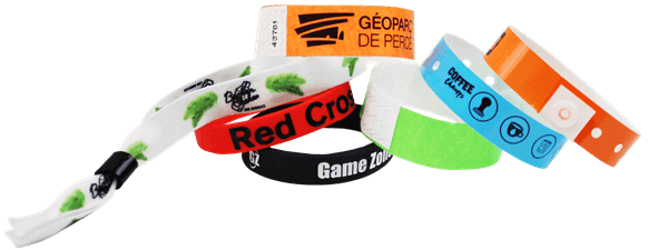thumbnail image 2 of 100 Red Tyvek Wristbands For Events - Personalised Entry Party Tickets Custom Print - Kyisa 19mm Wristbands 2 of 6