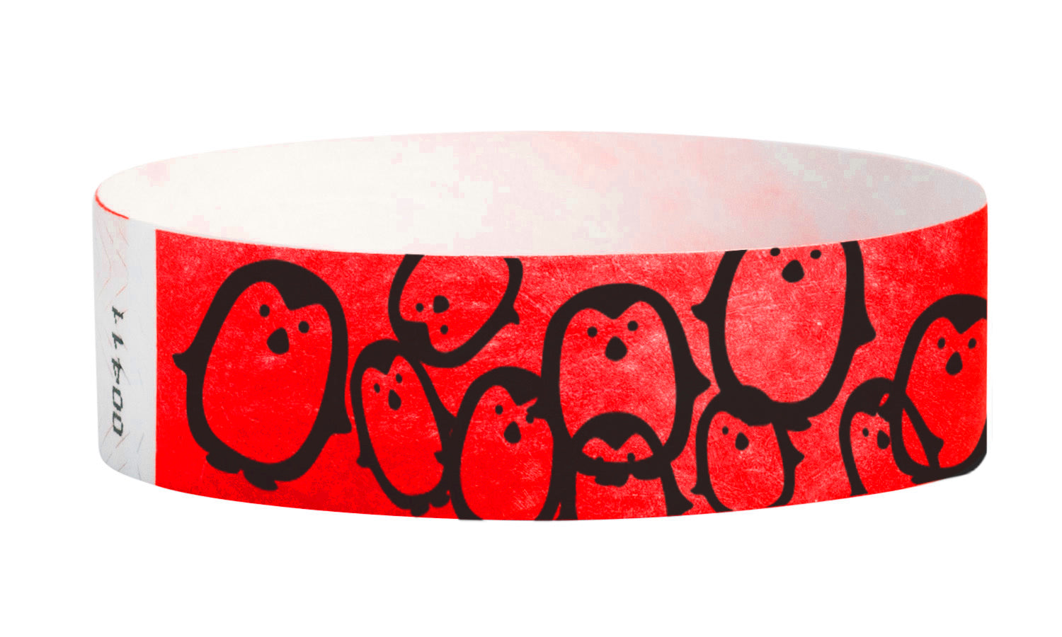100 3/4 NEON ORANGE (TUESDAY) TYVEK WRISTBANDS, PAPER WRISTBANDS | UK