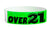 Clearance 3/4" Tyvek® Wristbands (Over 21 Age Verified Green)