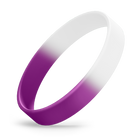 White / Lavender Segmented