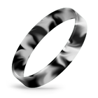 Black / White Swirl