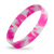 White / Hot Pink Swirl