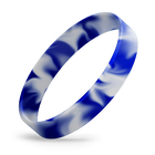 Blue / White Swirl