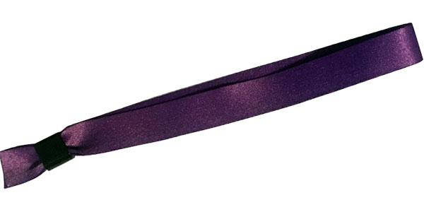 Purple Cloth Wristbands Solid Color