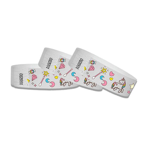 3/4" Unicorn Time Full Color  Wristbands