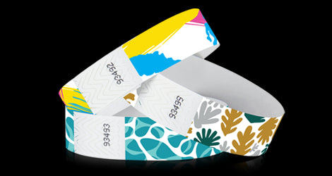 Tyvek Silicone Plastic Cloth Event Wristbands